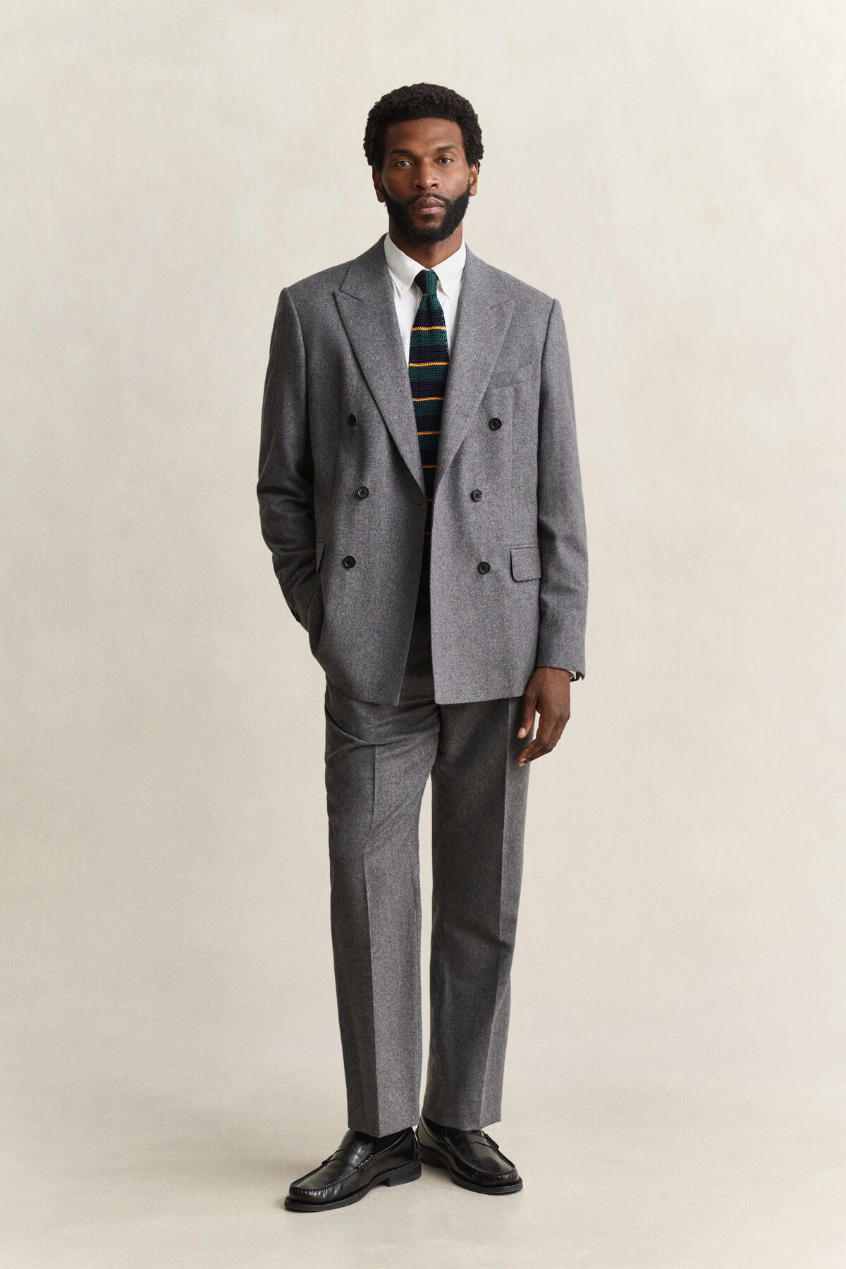 Cashmere Suit Jacket — DUSKY ANTHRACITE