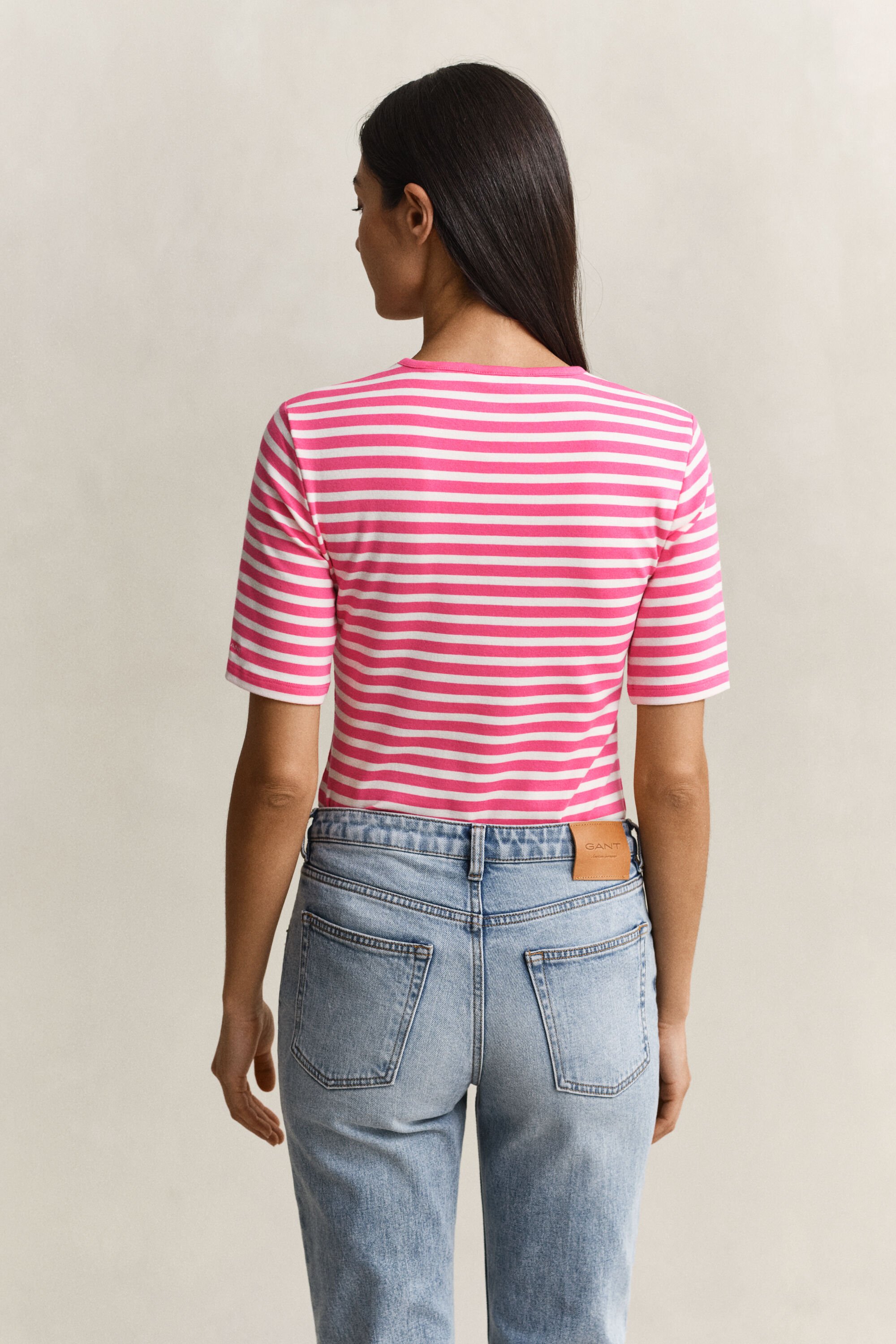 Striped Rib T-Shirt