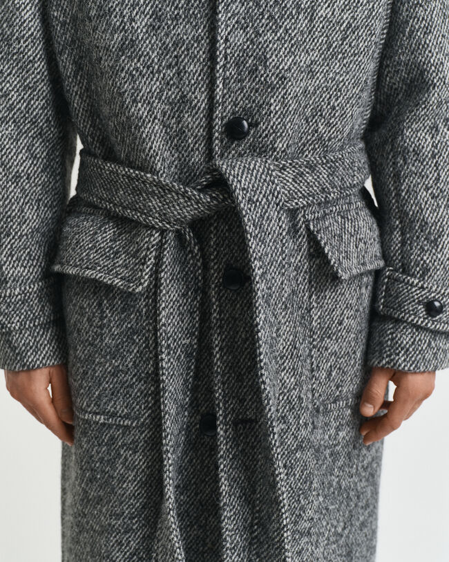 Tweed Wool Coat