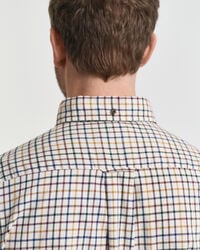 Regular Fit Tattersall Checked Twill Shirt