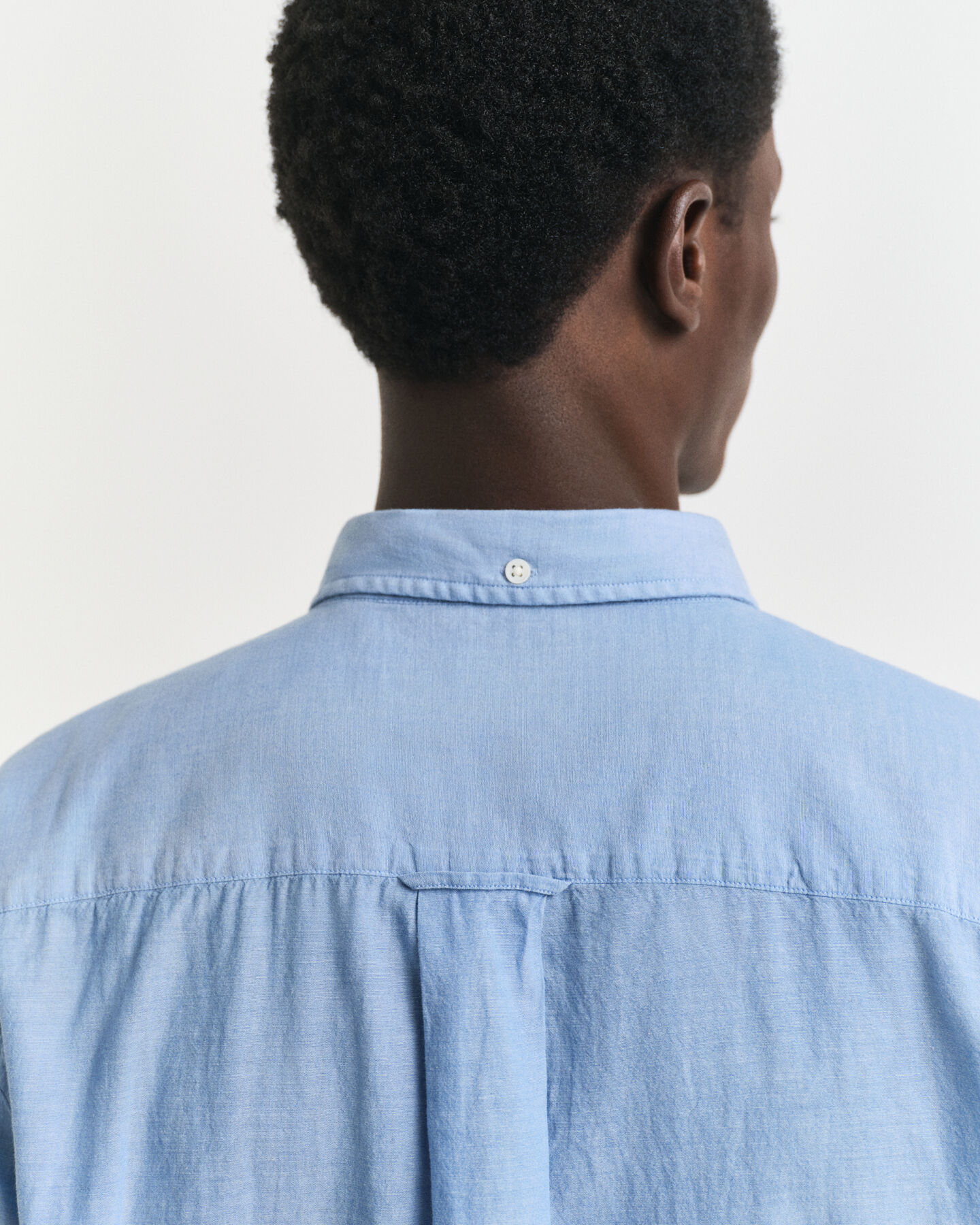 Relaxed Fit Indigo Chambray Shirt
