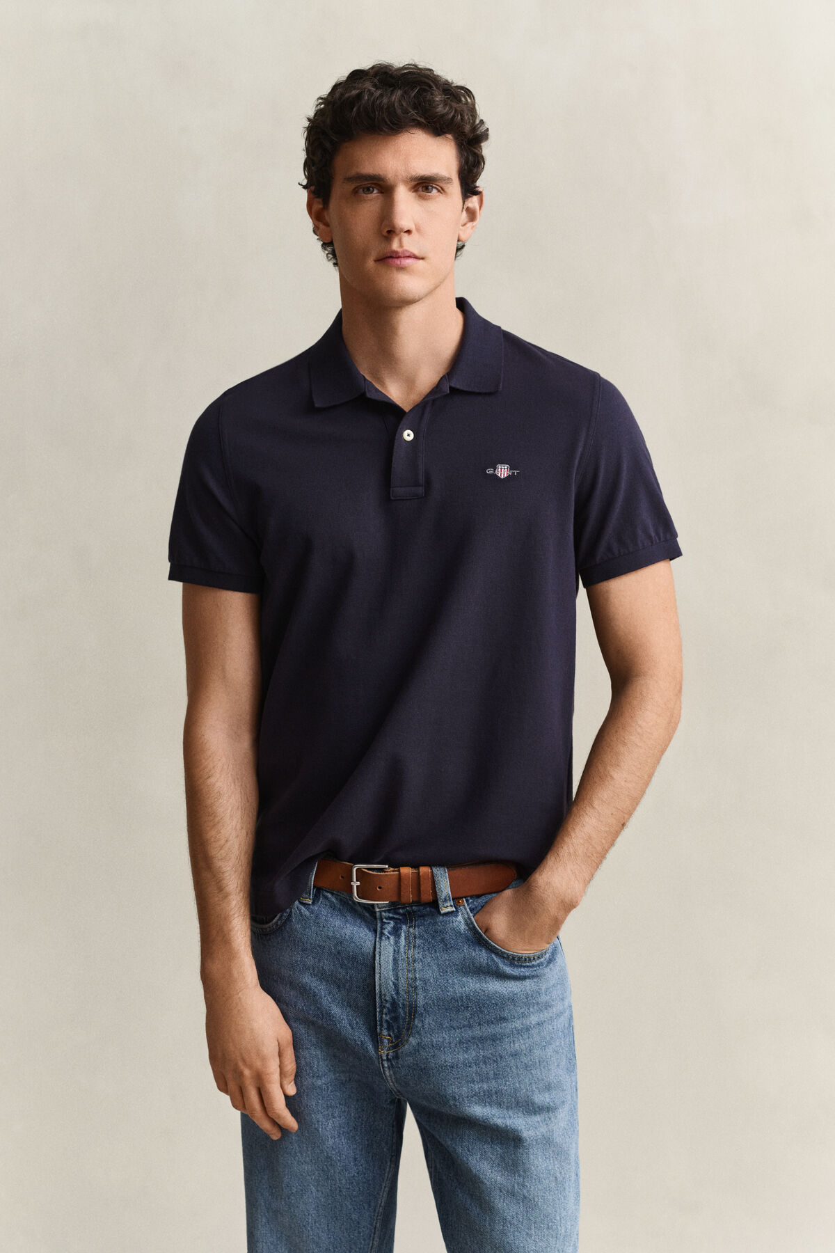 Classic Regular Polo Shirt — EVENING BLUE