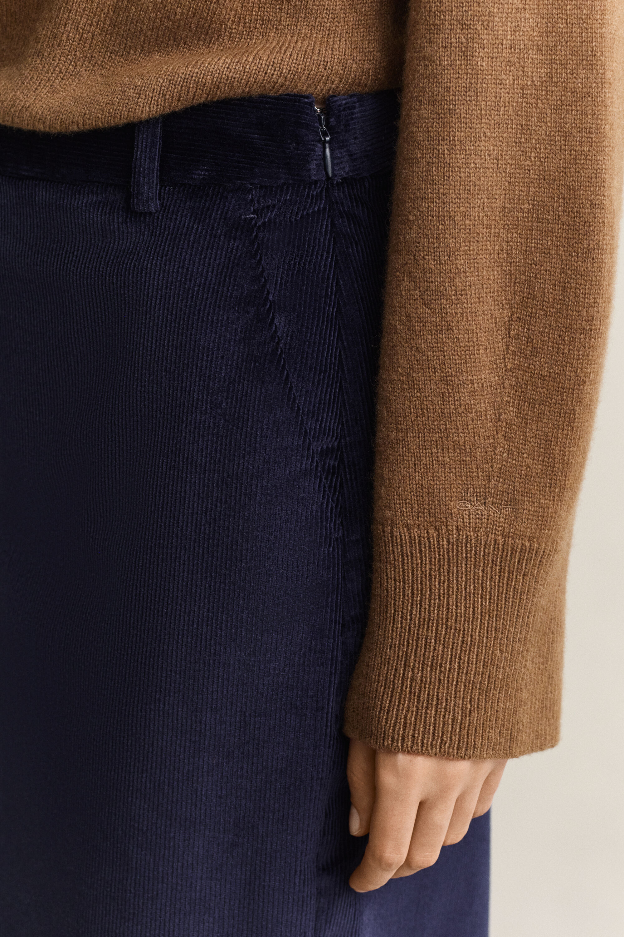 Corduroy Pencil Skirt