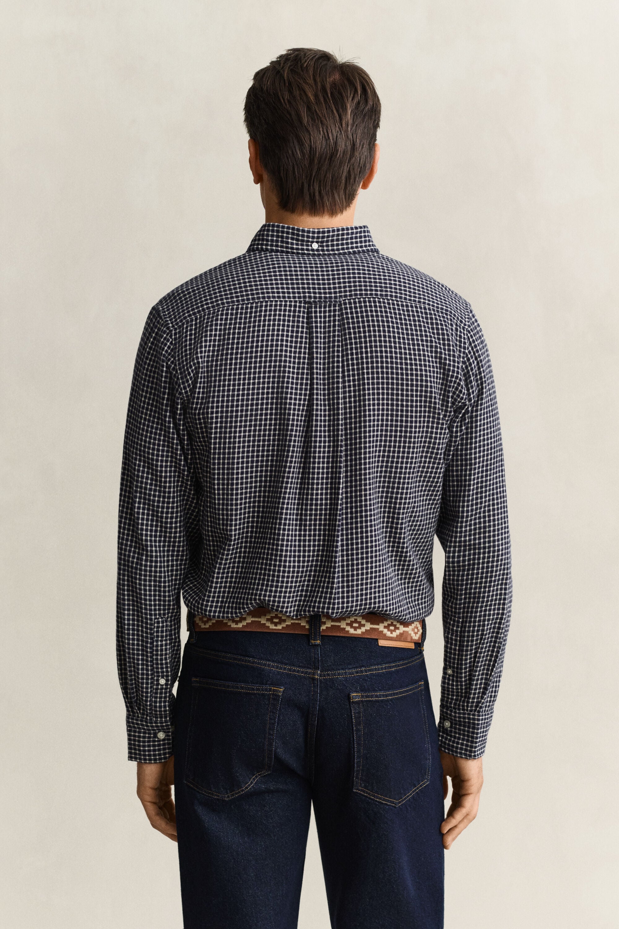 Checked Windblown Flannel Shirt
