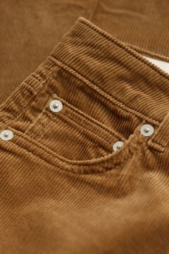 Flared Corduroy Jeans — WARM KHAKI 2