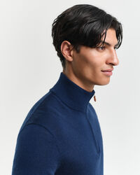 Extra Fine Merino Wool Half-Zip Sweater