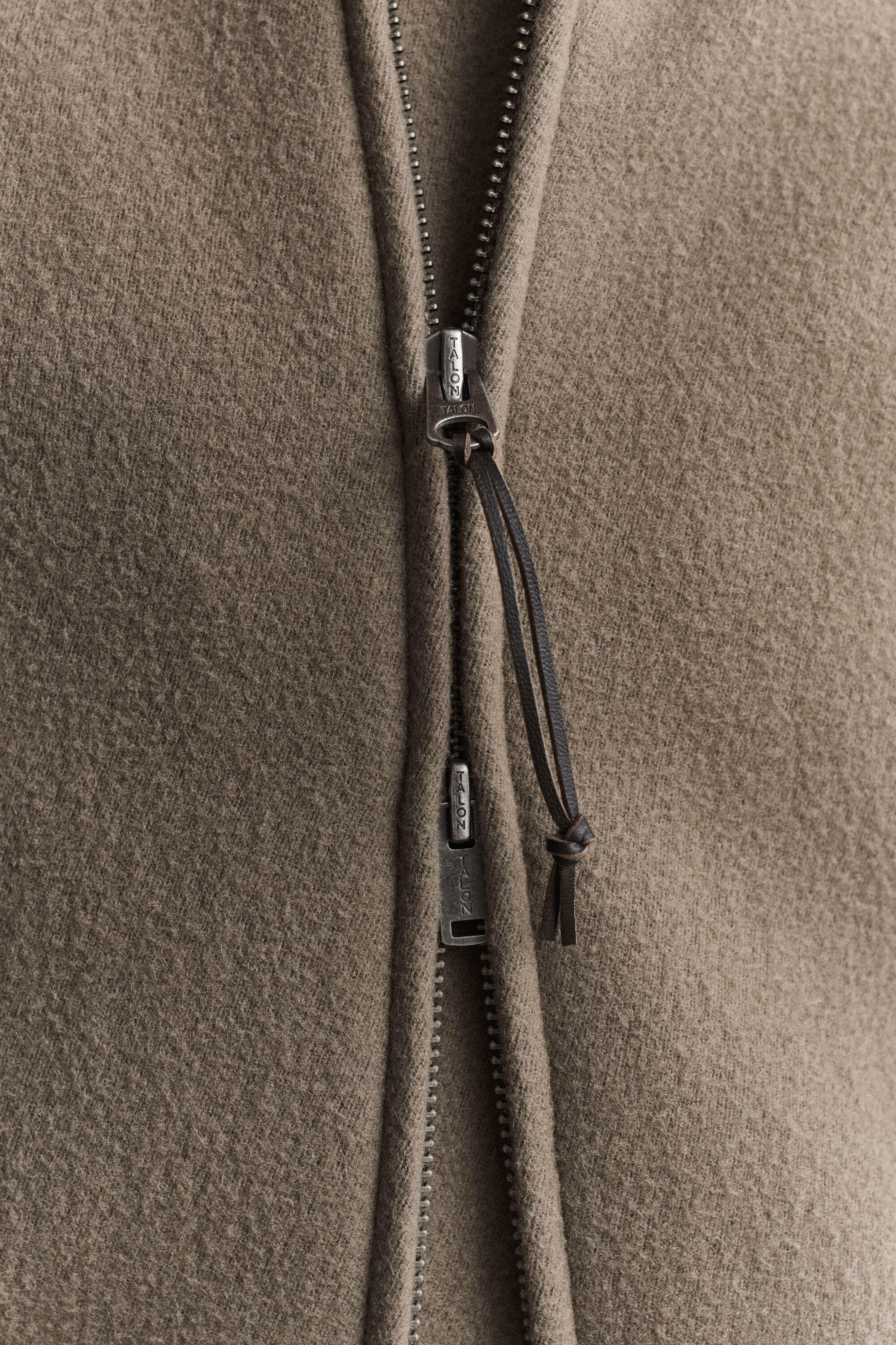 Wool Shearling Aviator Jacket