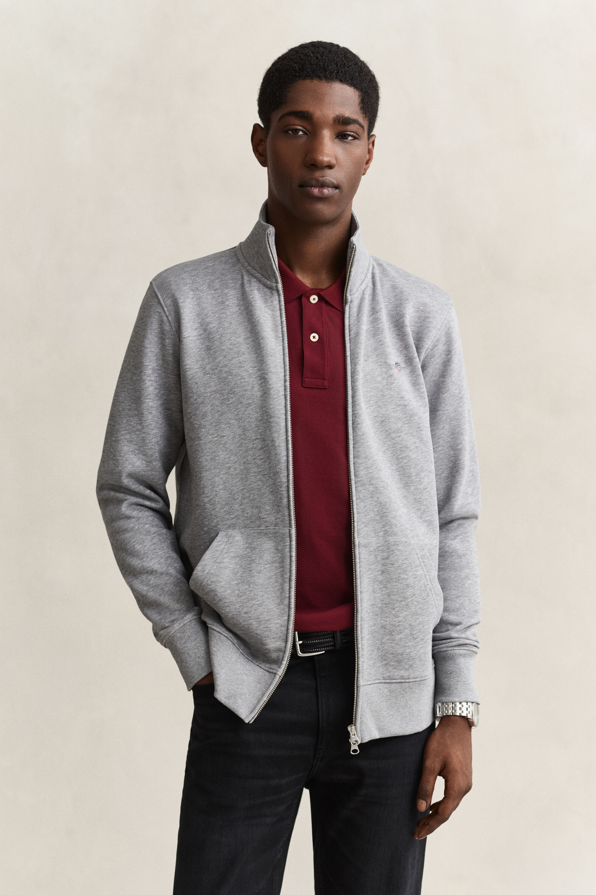 Shield Zip Sweatshirt