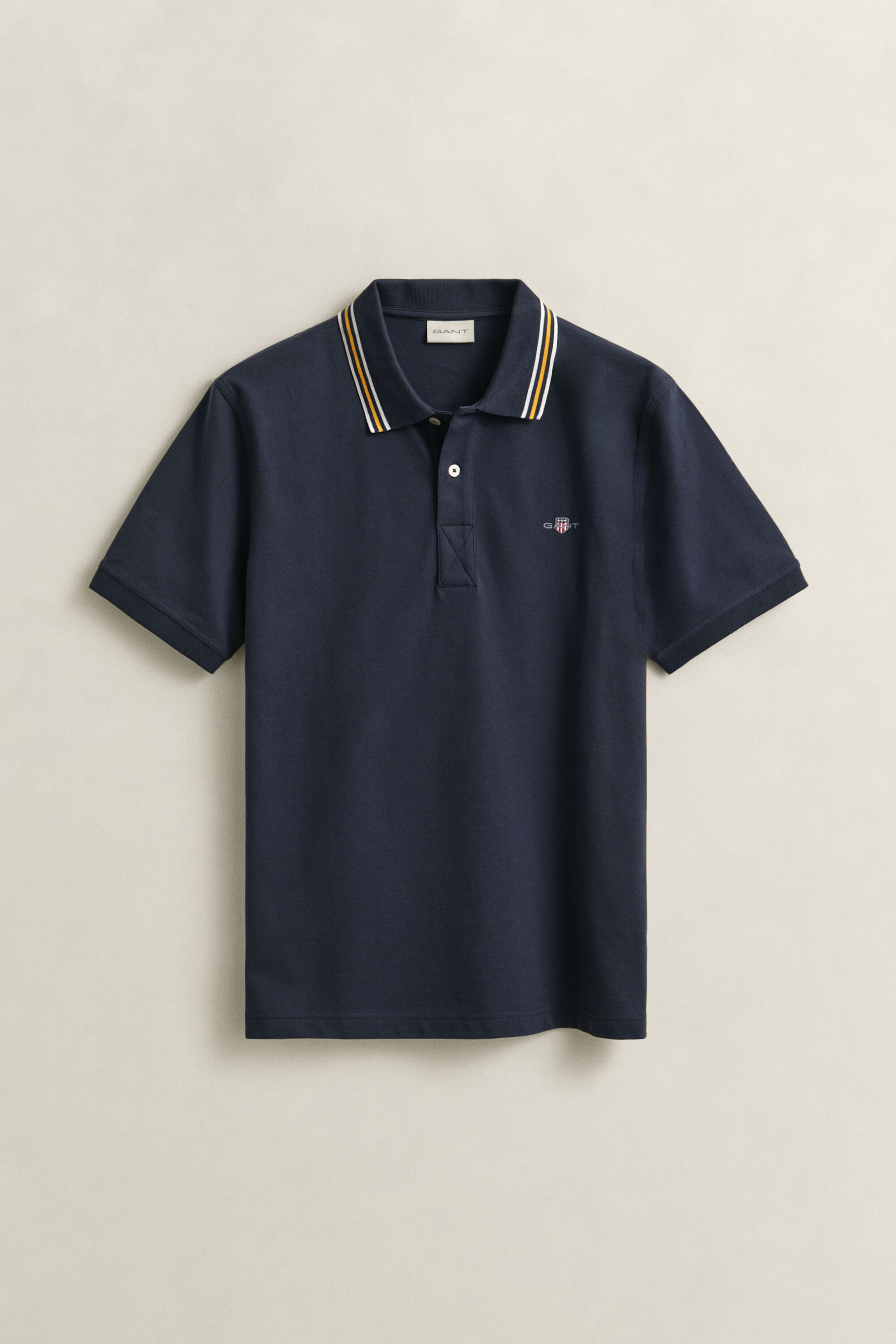 Tipped Collar Polo Shirt