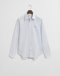Slim Fit Striped Stretch Poplin Shirt