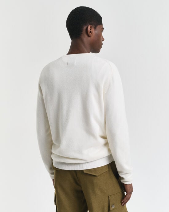 Superfine Lambswool Crew Neck Sweater