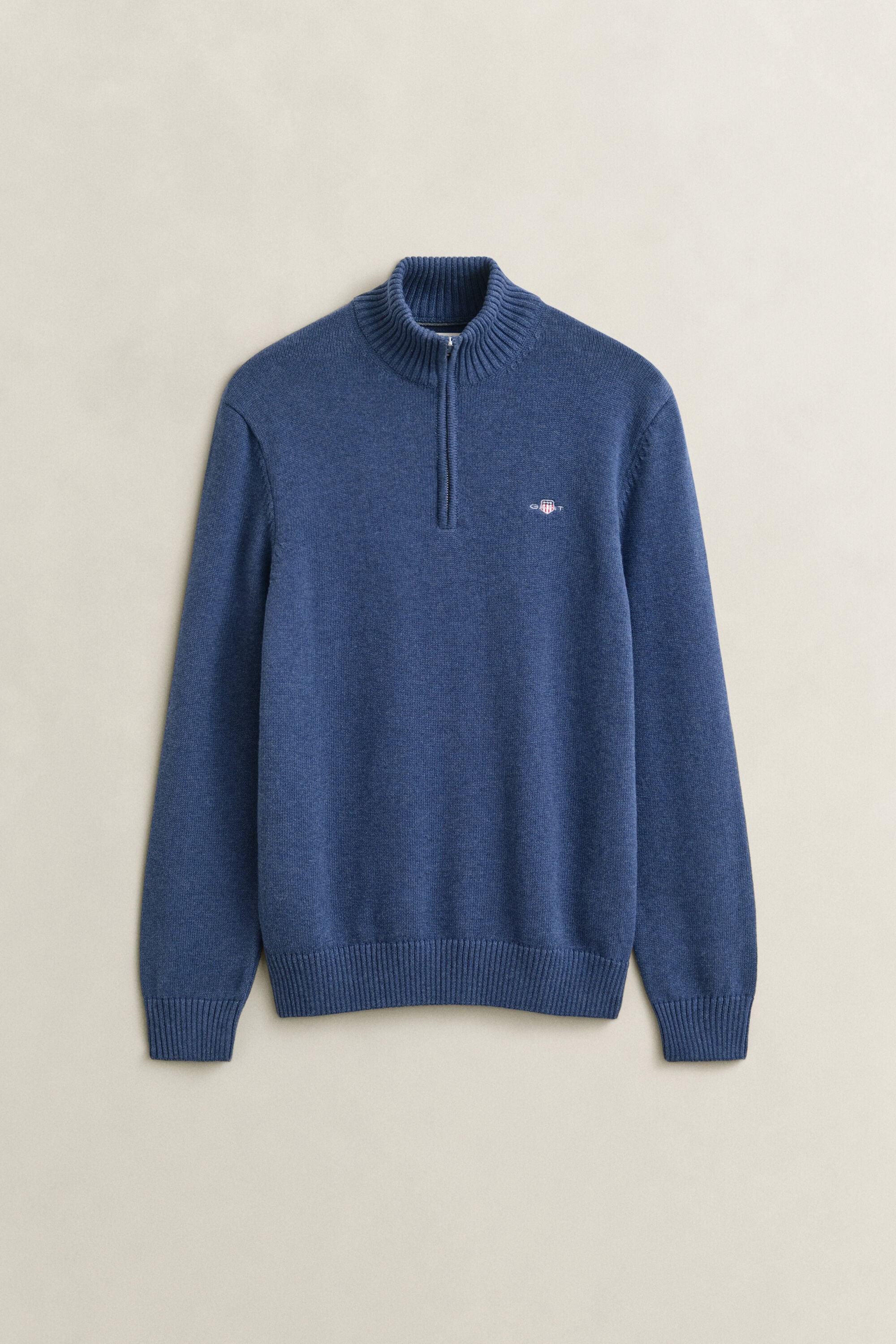 Casual Cotton Half-Zip Sweater