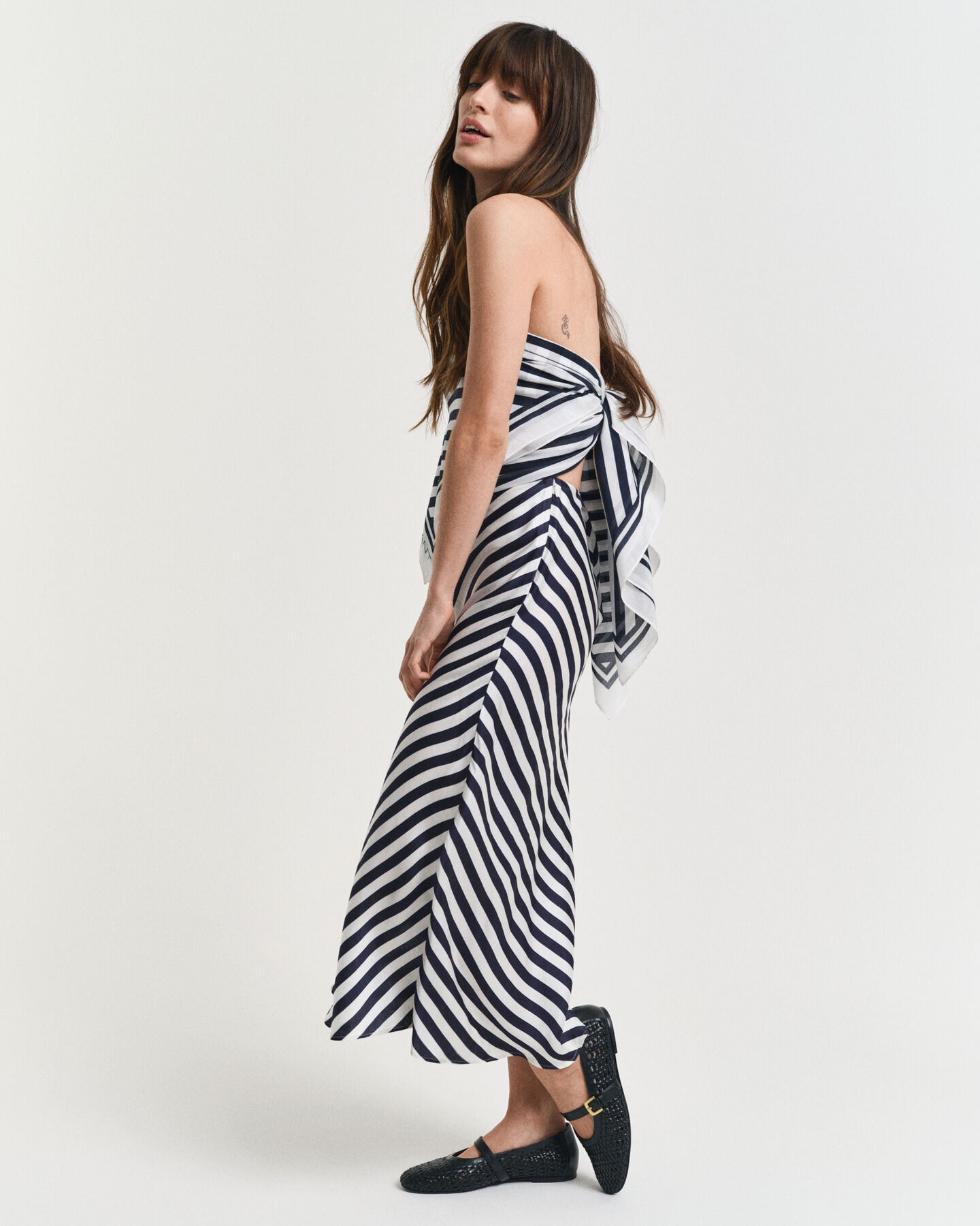 Chevron Striped Skirt