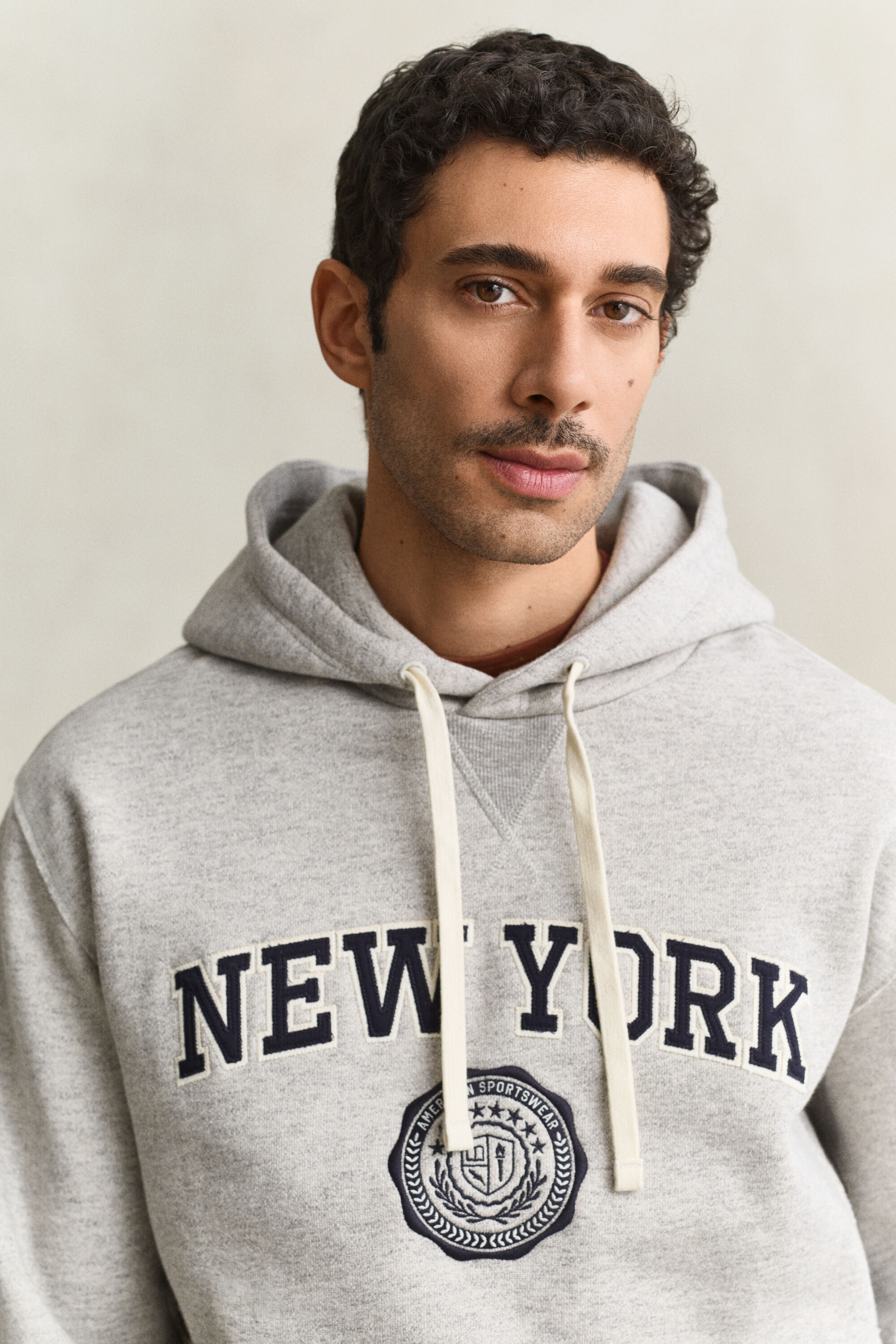 Graphic Hoodie — GREY MELANGE