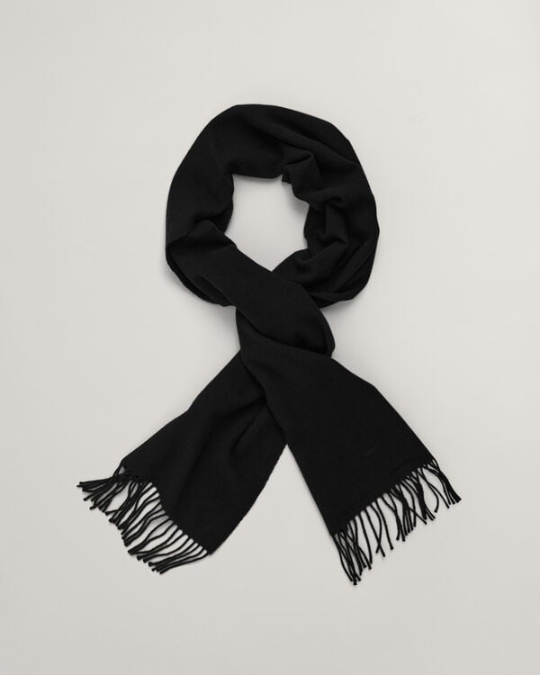 Wool Scarf — BLACK