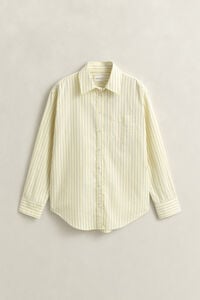 Relaxed Fit Striped Poplin Shirt