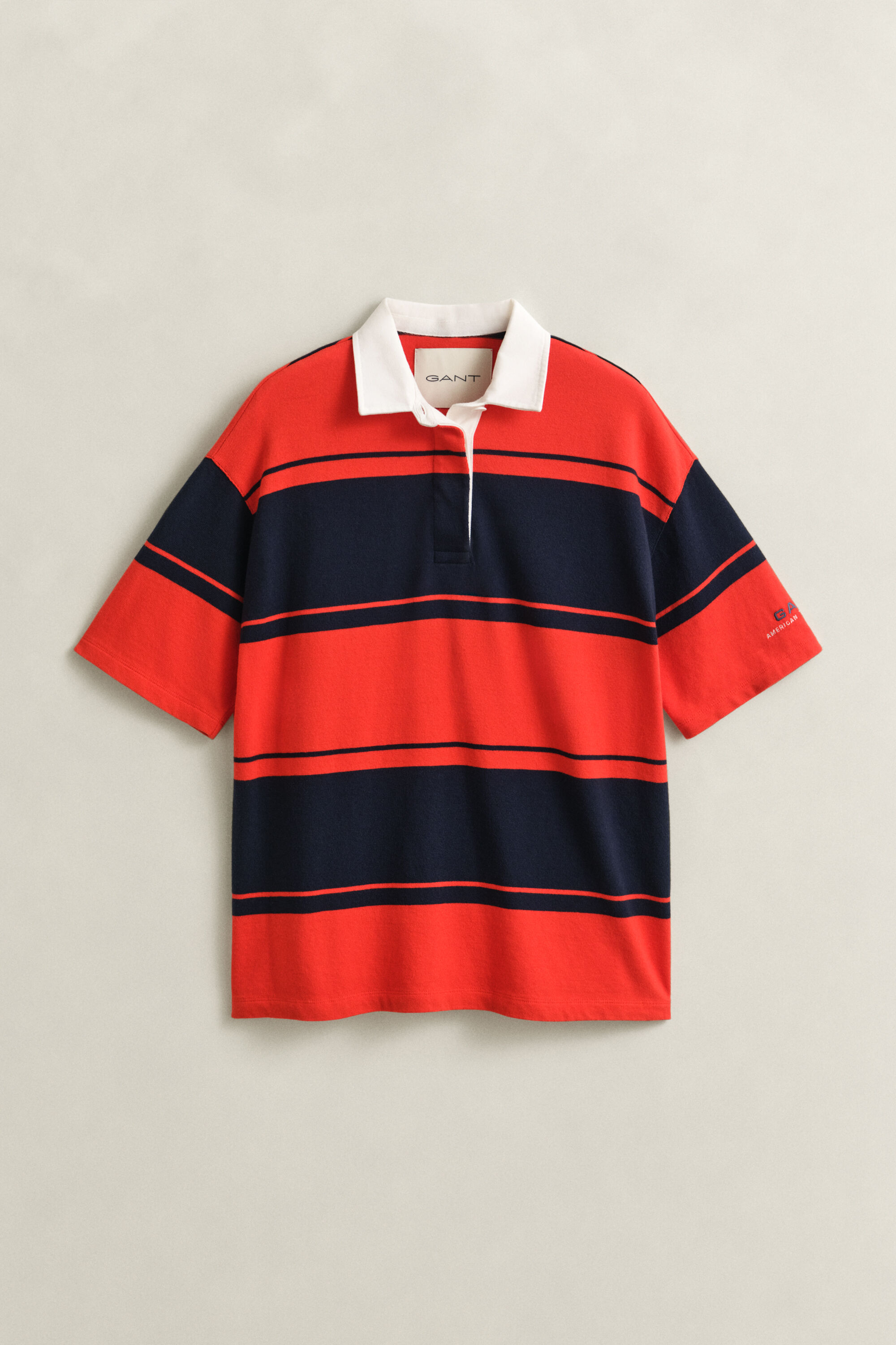 Barstriped Short Sleeve Heavy Rugger