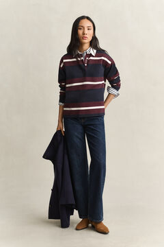 Striped Heavy Rugger — EVENING BLUE 6