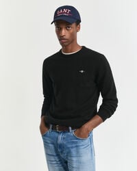 Superfine Lambswool Crew Neck Sweater