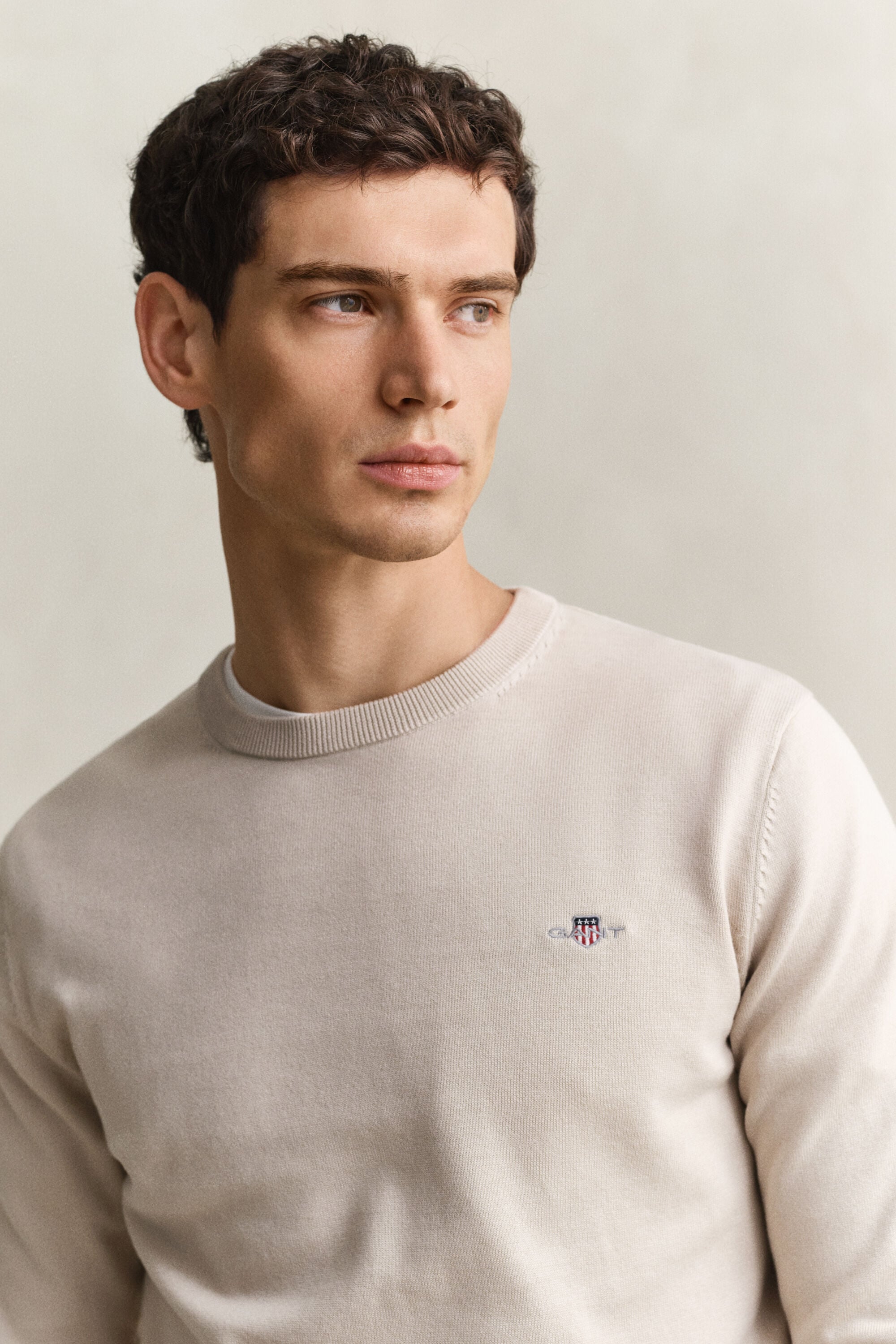 Classic Cotton Crew Neck Sweater