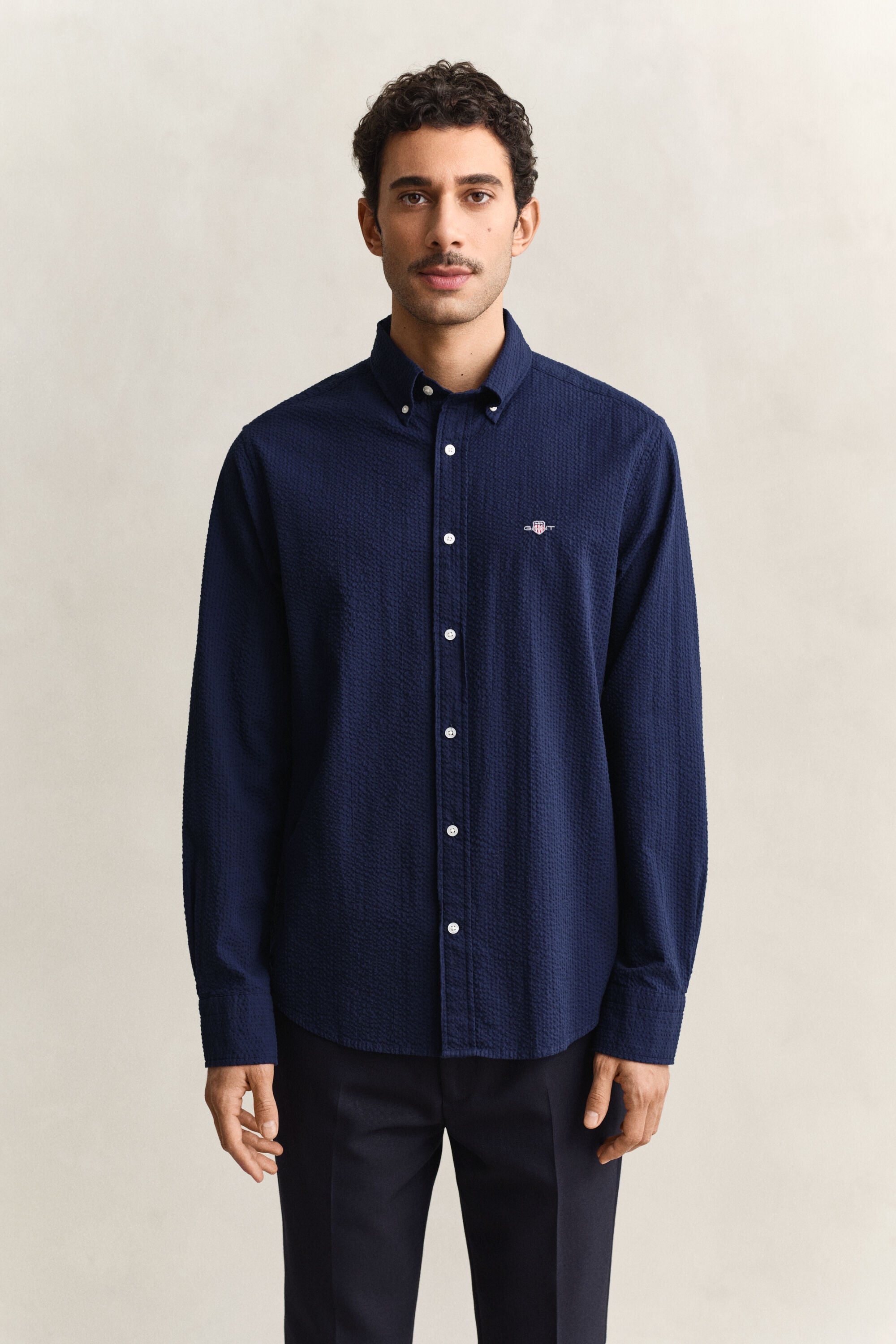 Regular Fit Seersucker Shirt