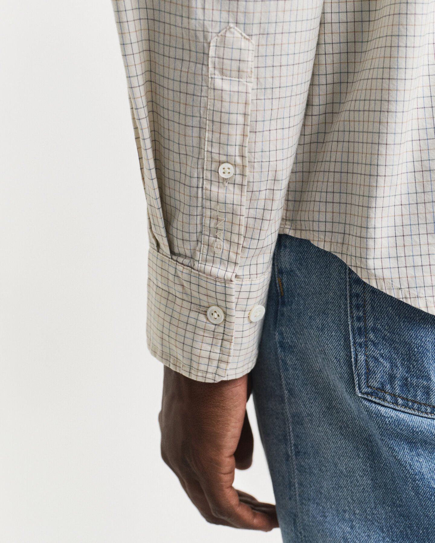 Oversized Fit Checked Luxury Oxford Shirt