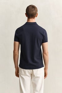 Slim Fit Shield Piqu&eacute; Polo Shirt