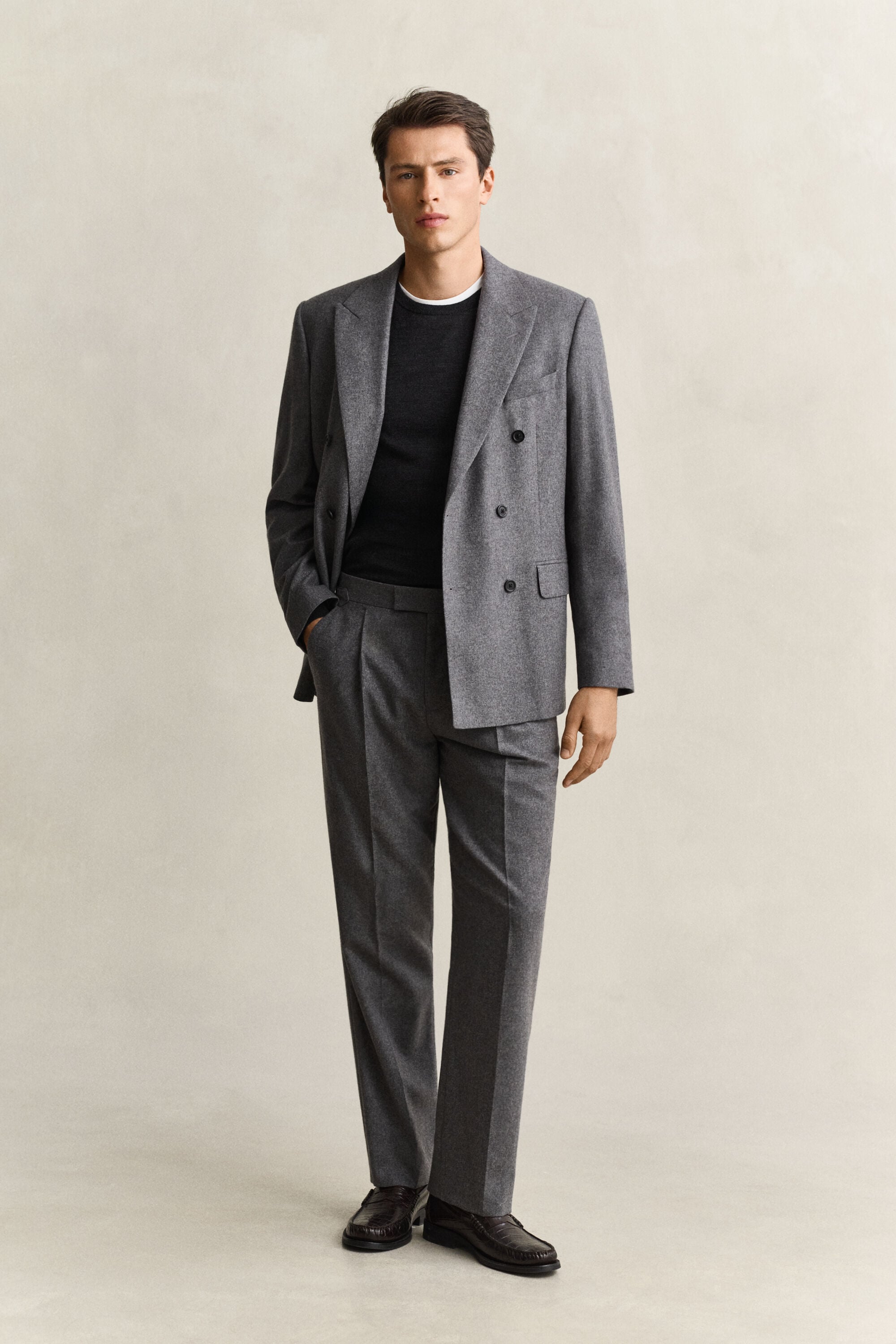 Merino Wool Crew Neck Sweater
