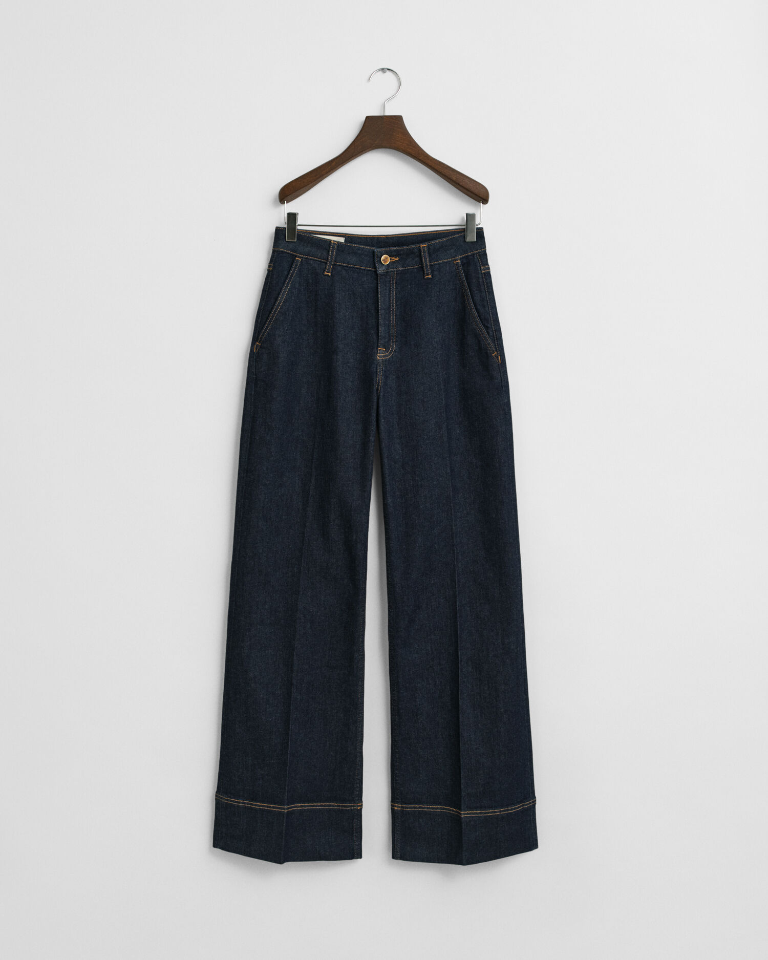 Wide Flared Tailored Jeans