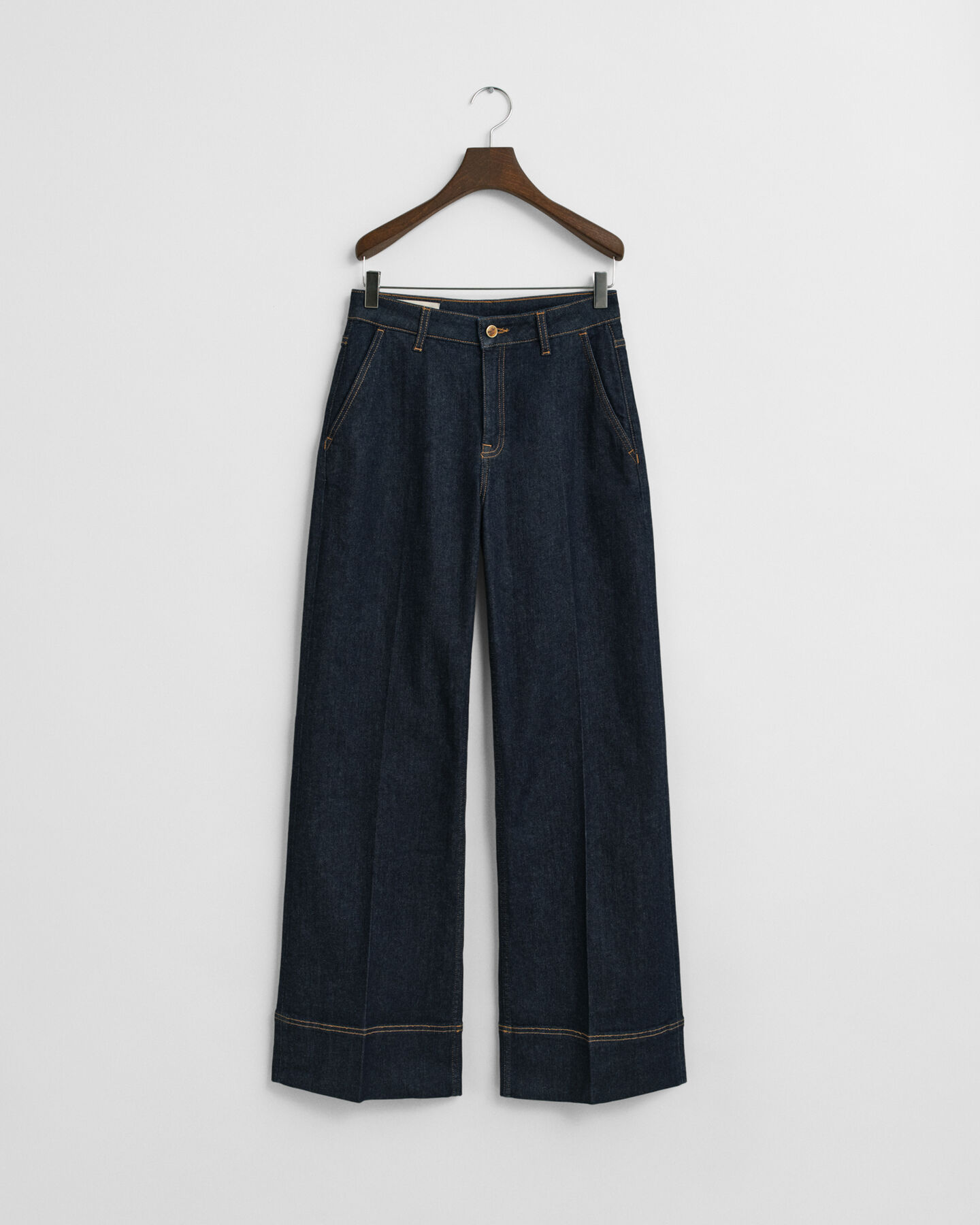 Wide Flared Tailored Jeans