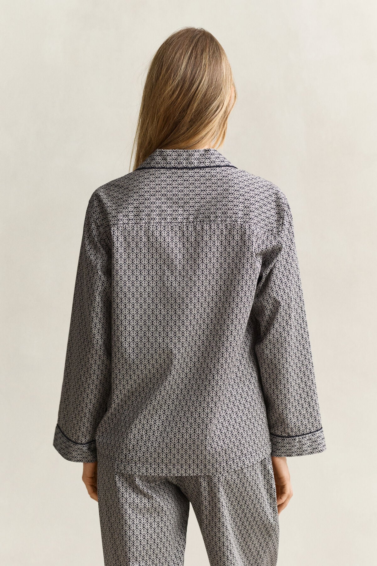 Printed Pajama Set — EVENING BLUE