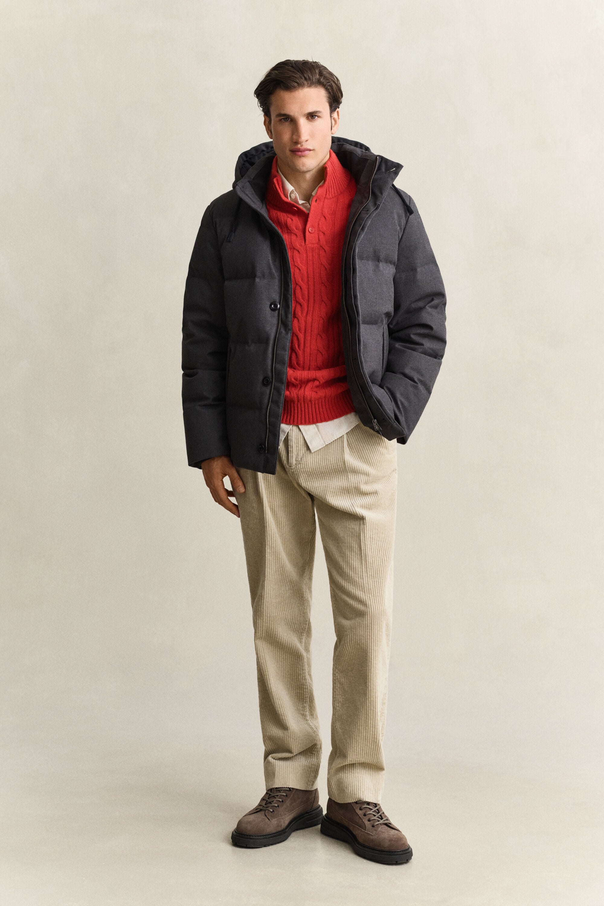 Flannel Down Jacket