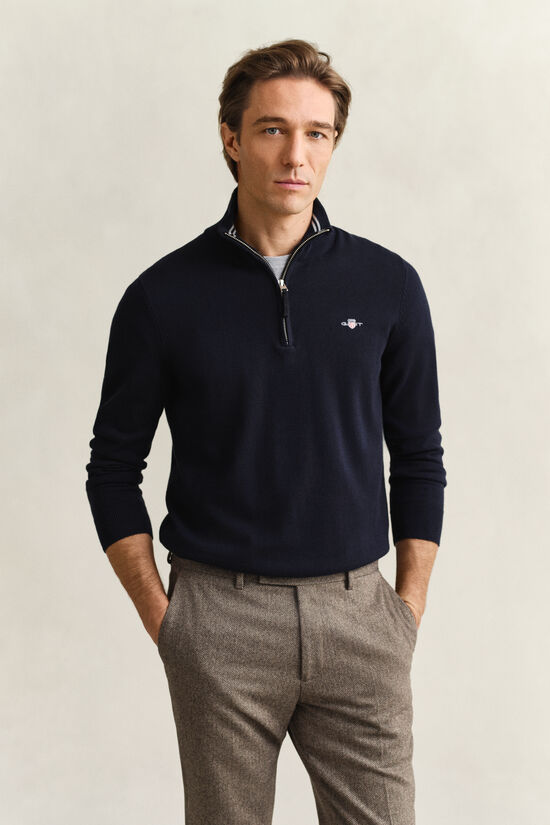 Classic Cotton Half-Zip Sweater