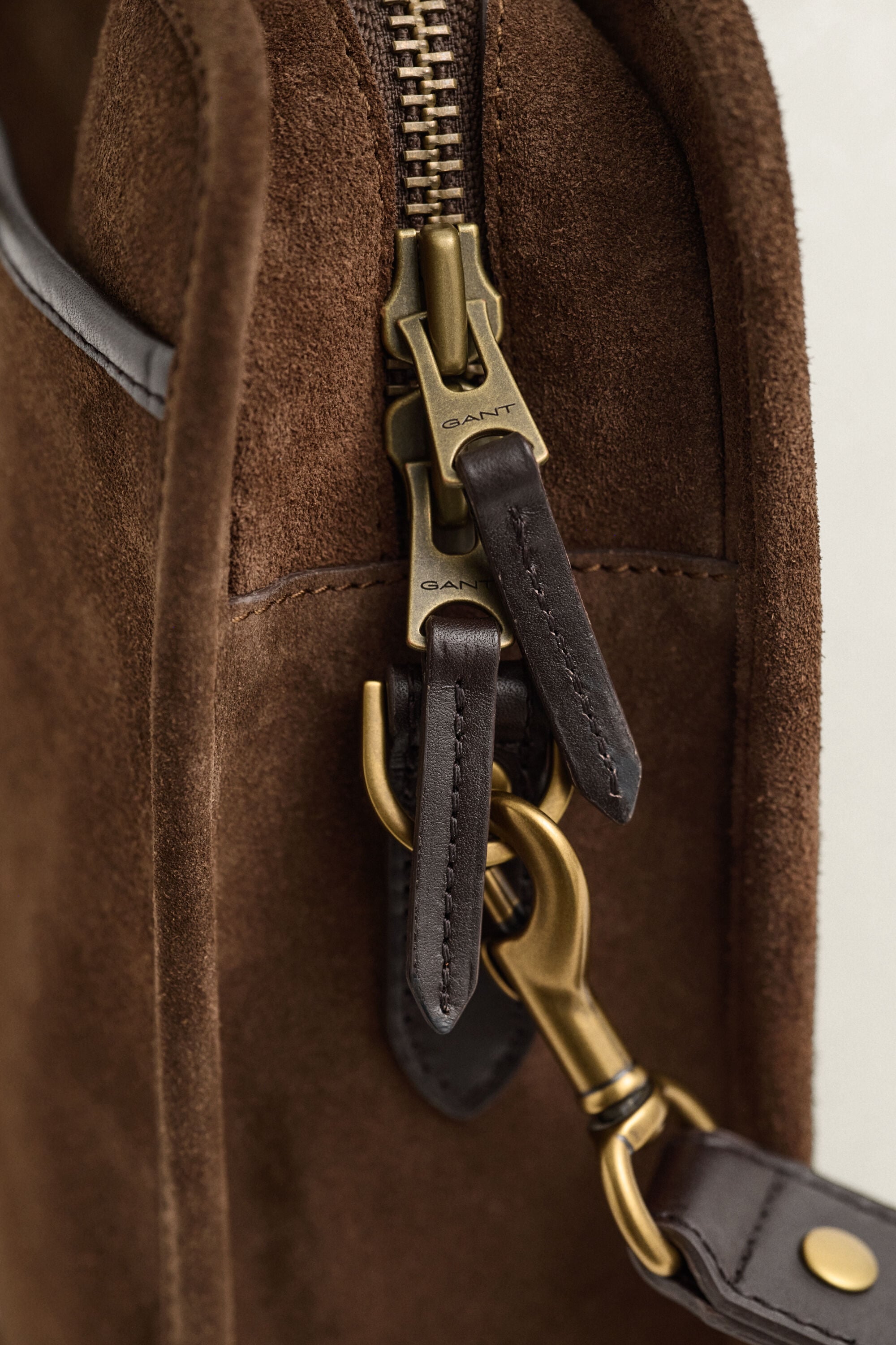 Suede Commuter Bag