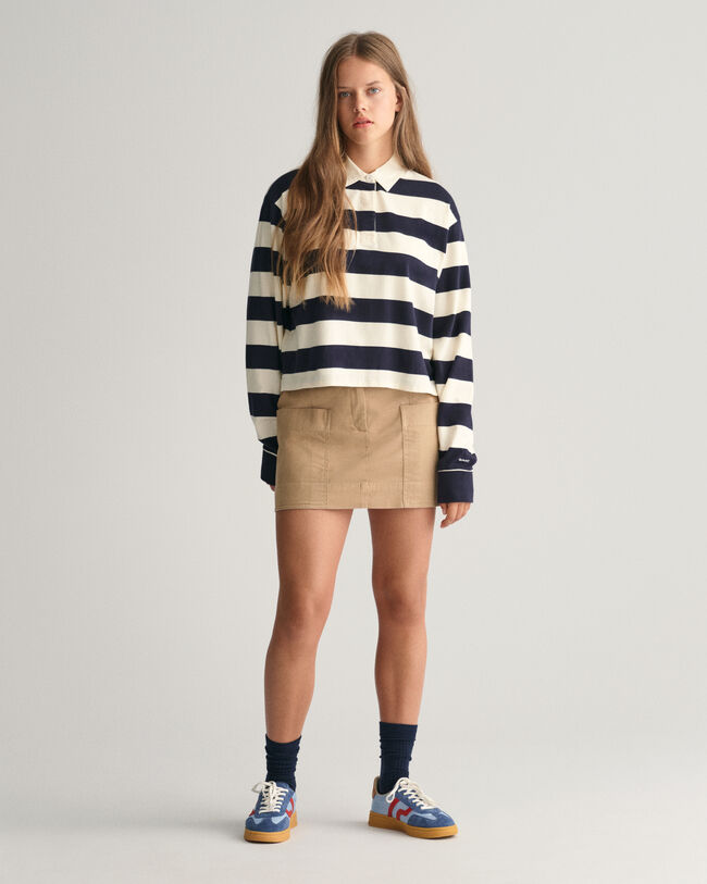 Teen Girls Mini Chino Skirt