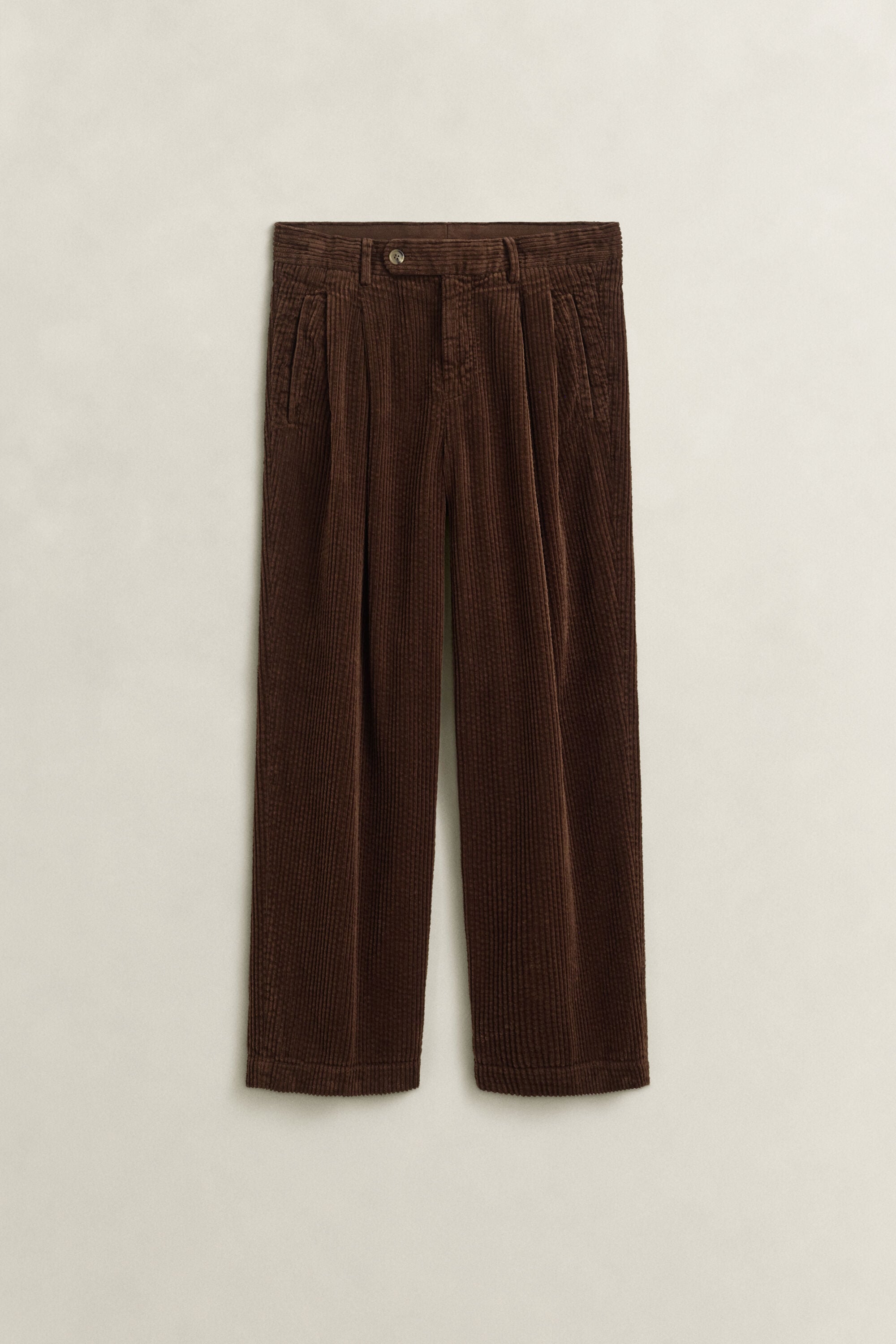 Corduroy Chinos — CARAMEL BROWN