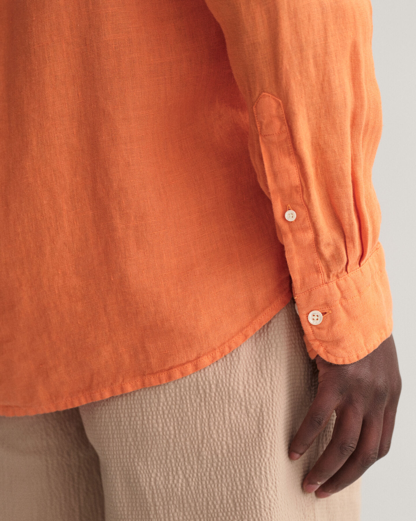 Garment-Dyed Shirt Linen - Regular GANT Fit