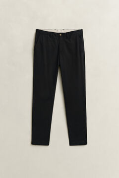 Classic Slim Chinos — BLACK 1