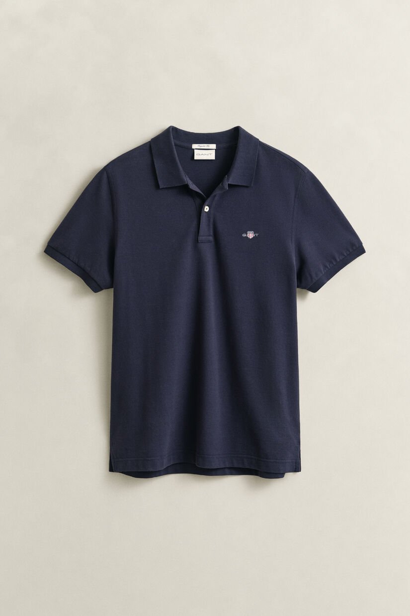 Regular Fit Shield Piqu&eacute; Polo Shirt