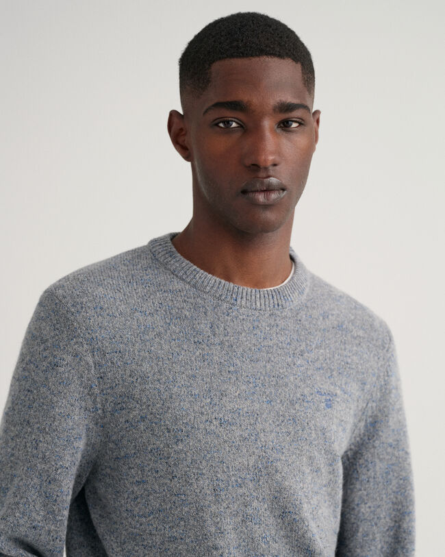 Neps Melange Crew Neck Sweater