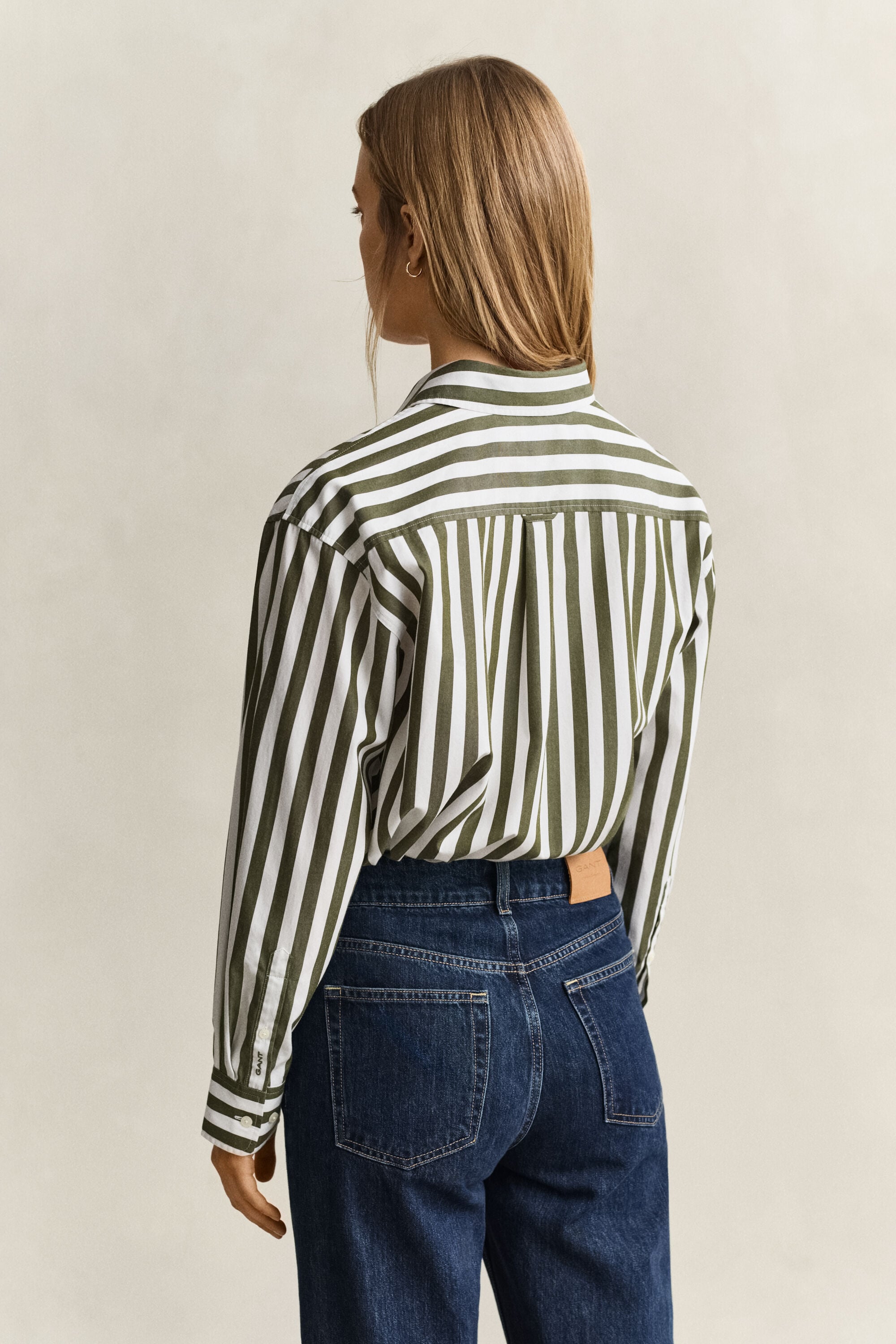 Relaxed Striped Poplin Shirt
