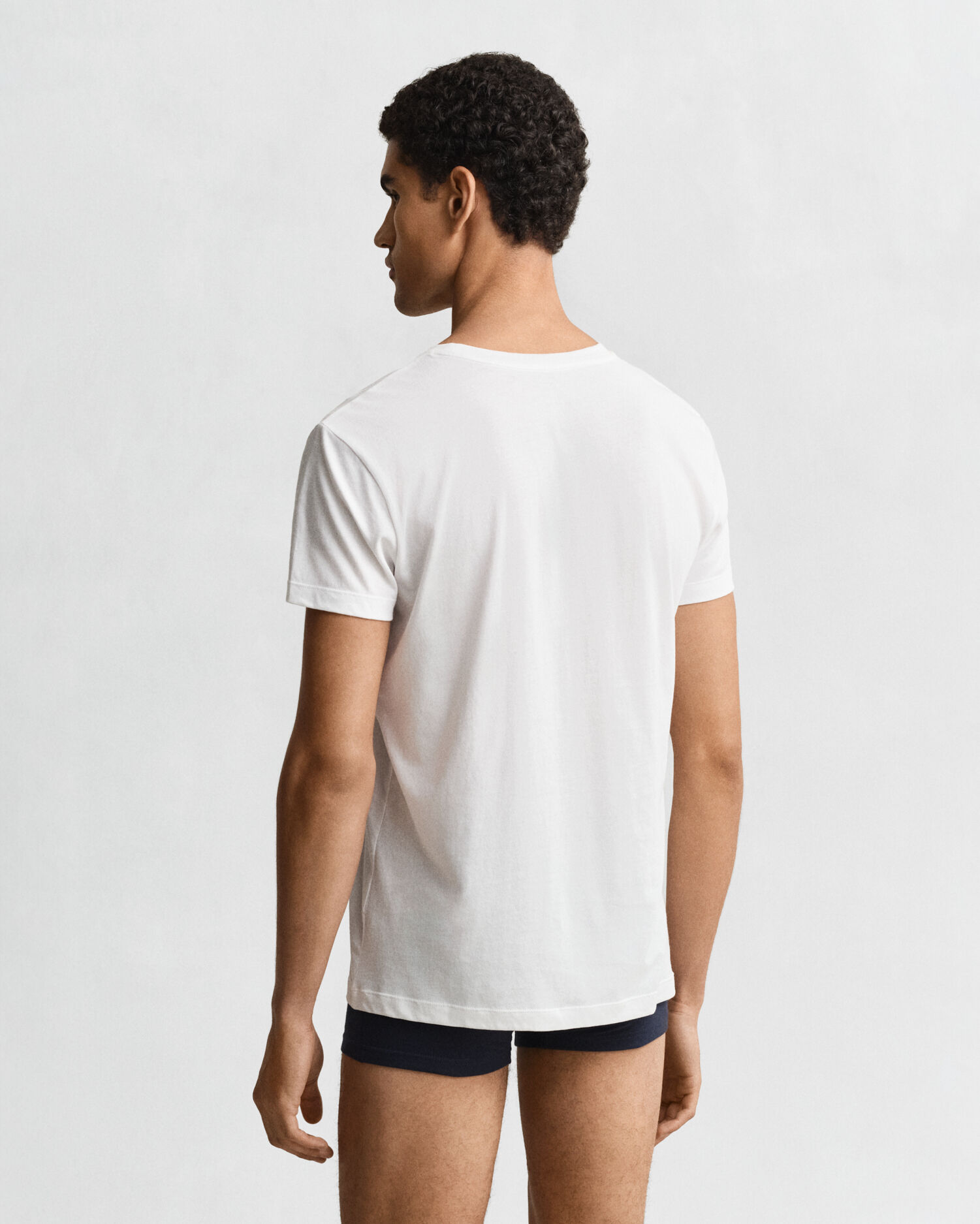 2-Pack Crew Neck T-Shirts — WHITE