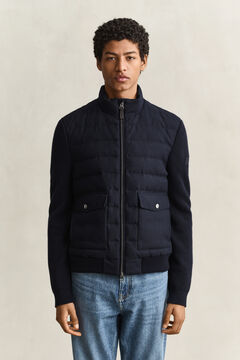 Hybrid Insulated Flannel Jacket — EVENING BLUE 7