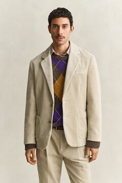 Corduroy Suit Jacket — CLAY BEIGE 7