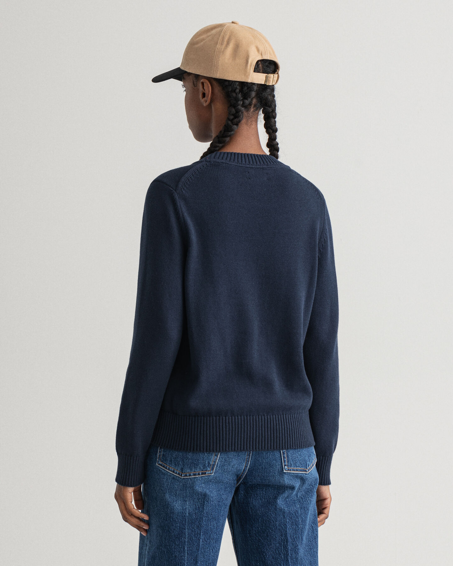 Logo Cotton Crew Neck Sweater