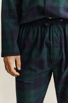 Checked Pajama Set Gift Box — TARTAN GREEN 5
