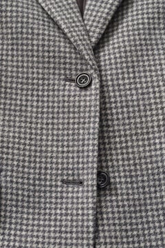 Houndstooth Blazer — DARK GREY MELANGE 2