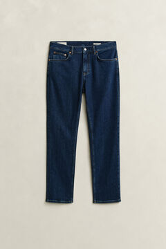 Regular Clean Wash Jeans — MID BLUE 1