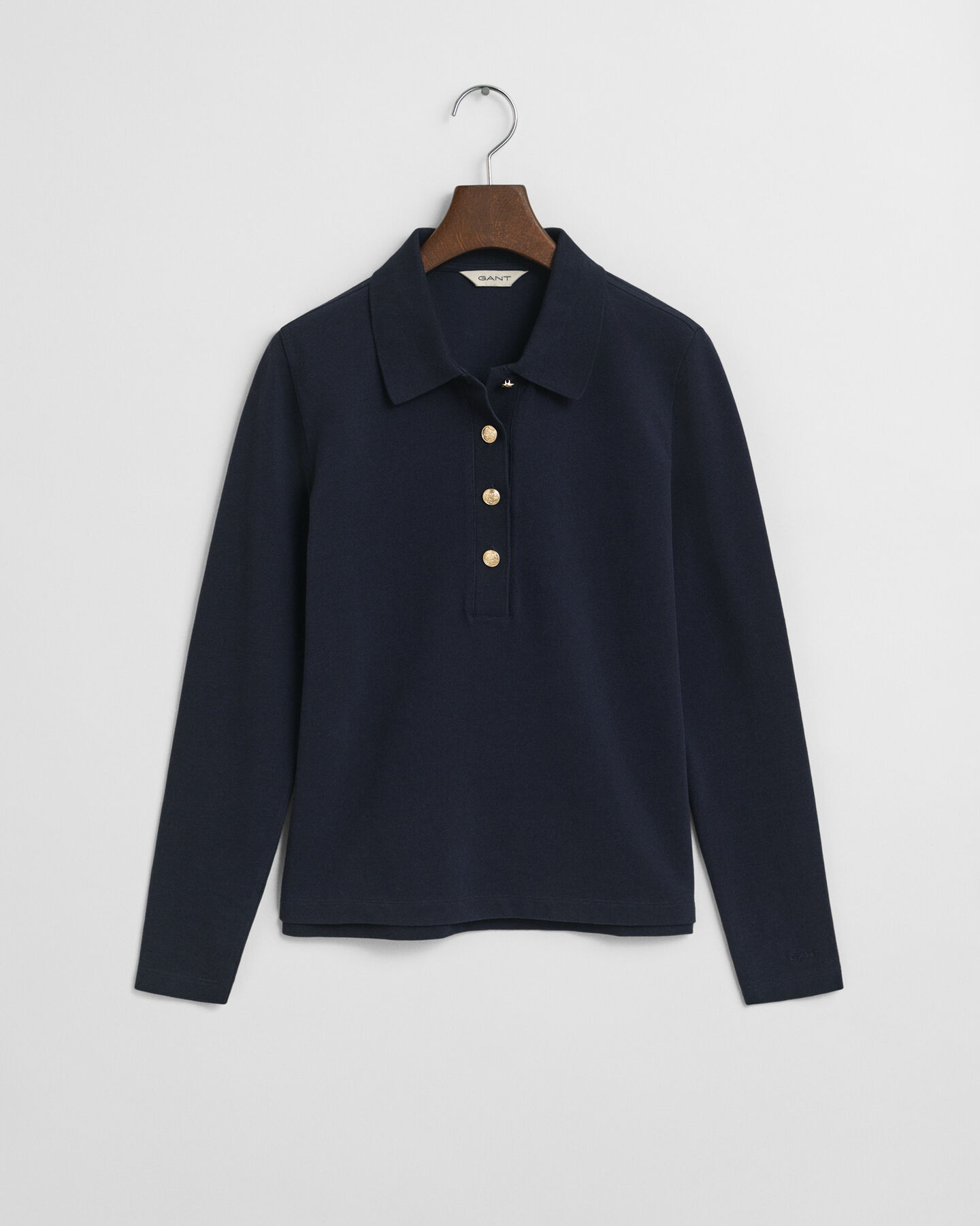 Long Sleeve Piqué Polo Shirt