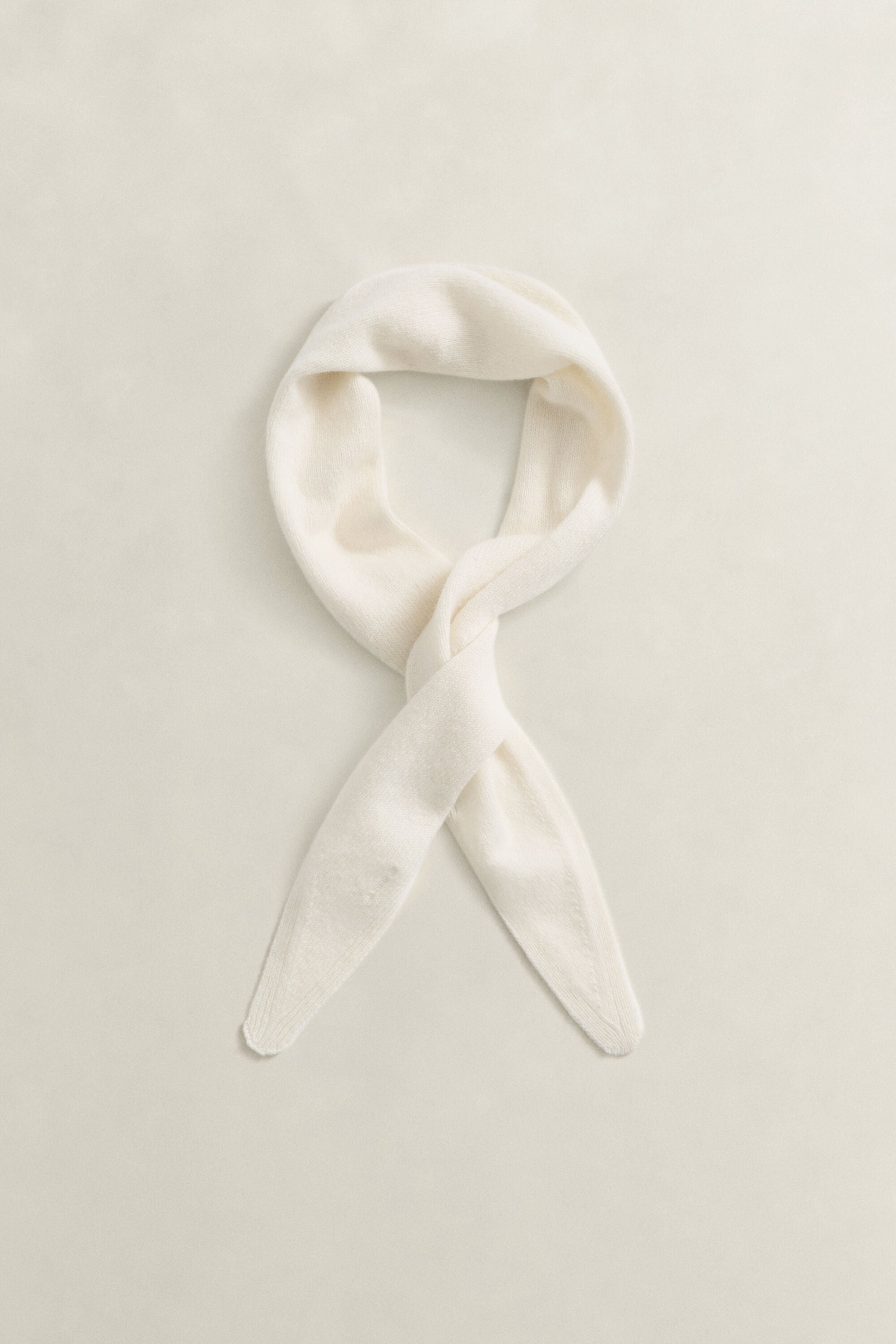 Wool Cashmere Triangle Scarf